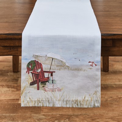 14" x 54" Christmas Coast Table Runner