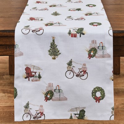 15" x 72" Christmas Coast Table Runner