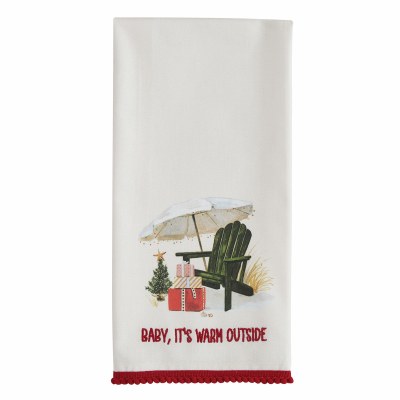 26" x 18" "Baby It's Warm Outside" Kitchen Towel