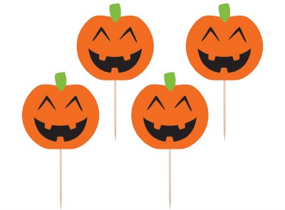 Pack of 24 Jack-O-Lantern Picks
