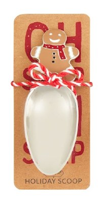 5" Metal Gingerbread Man Candy Scoop by Mud Pie