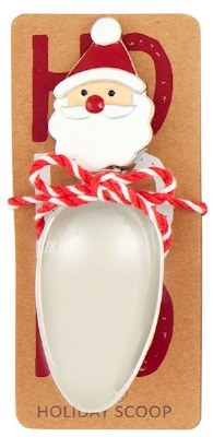 5" Metal Santa Head Candy Scoop by Mud Pie