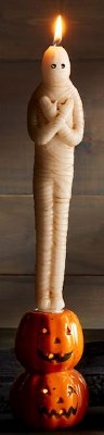 10" Mummy Taper Candle by Mud Pie