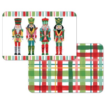 11" x 17" Multicolored Nutcracker Reversible Placemat