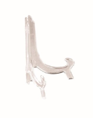 10" Clear Plate Stand