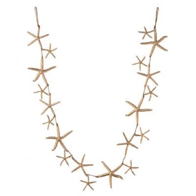 60" Champagne Starfish Garland