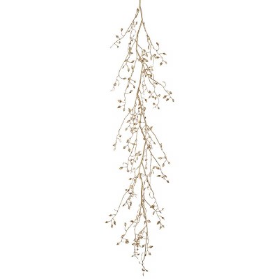 52" Faux Gold Mini Leaf Garland