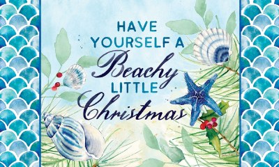 18" x 30" "Have Yourself a Beach Little Christmas" Christmas Doormat