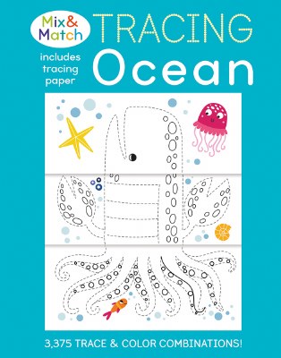 Ocean Tracing Mix and Match Children's Book
