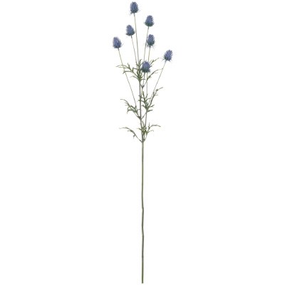36" Faux Blue Thustle Spray