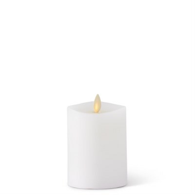 3" x 4.5" LED White Indoor Luminara Pillar Candle