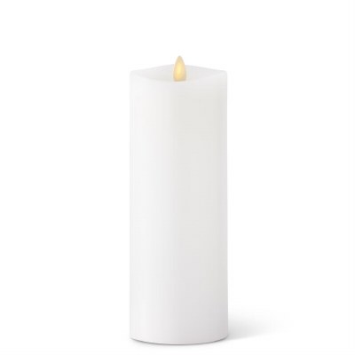 3" x 8.5" LED White Indoor Luminara Pillar Candle
