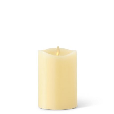 3.5" x 5.5" LED Ivory Indoor Luminara Pillar Candle