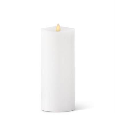3.5" x 8.75" LED White Indoor Luminara Pillar Candle