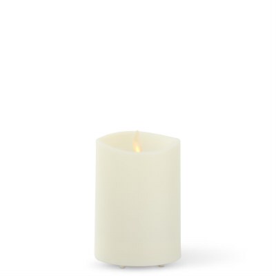 3.25" x 4.5" LED Ivory Outdoor Luminara Pillar Candle