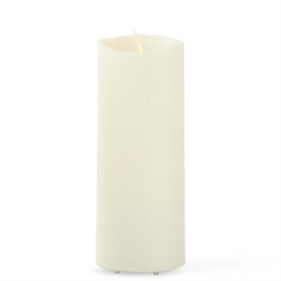 3.25" x 8.75" LED Ivory Outdoor Luminara Pillar Candle