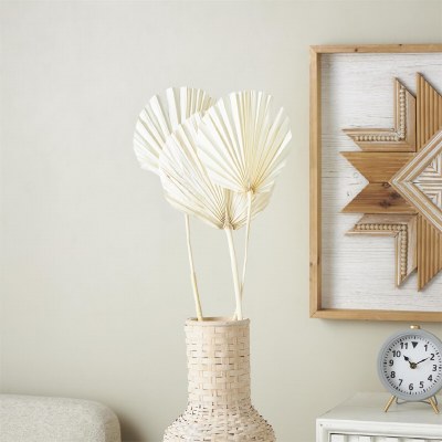 Set of Three 58" Natural Palm Fronds