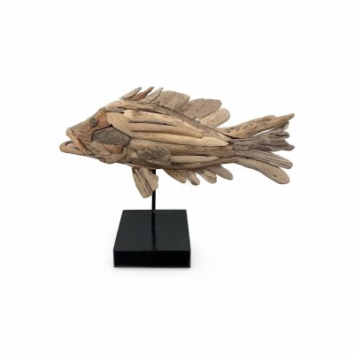 18" Dirftwood Fish 1 Sculpture