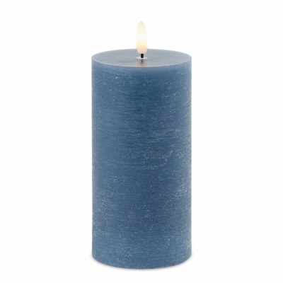 3" x 6" LED Blue 3D Flame Candle