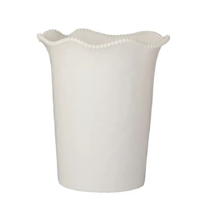 9" Cream Pearlette Melamine Wine Cooler
