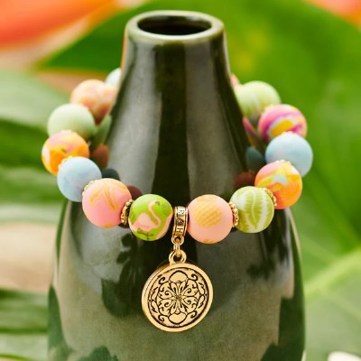 Chunky Bead Palm Beach Bracelet