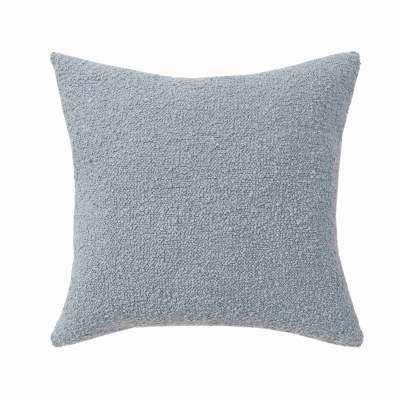 20" Sq Blue Textured Decorative Pillow