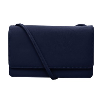 5" x 8" Classic Navy Flap Phone Bag Organizer