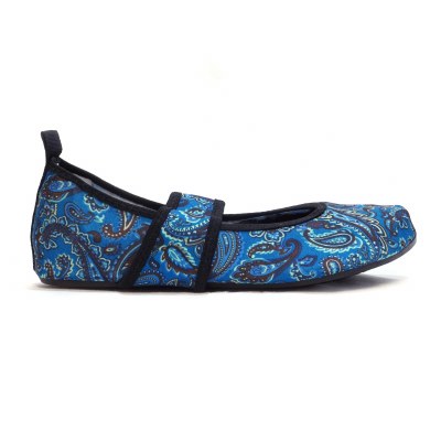 Extra Large Blue Paisley Futsole Shoes