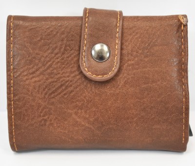 Brown RFID Bi-Fold Wallet