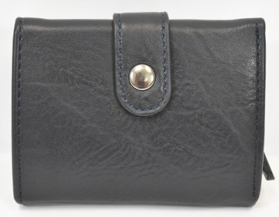 Navy RFID Bi-Fold Wallet