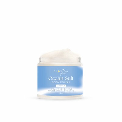 3.3 Oz Coconut Fragrance Florida Glow Salt Scrub