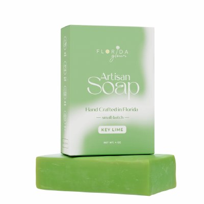 4 Oz Key Lime Fragrance Florida Glow Soap Bar