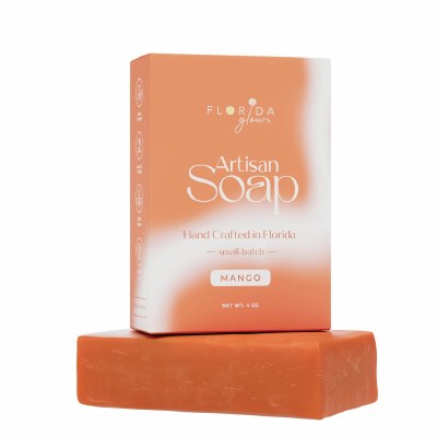 4 Oz Mango Coconut Fragrance Florida Glow Soap Bar
