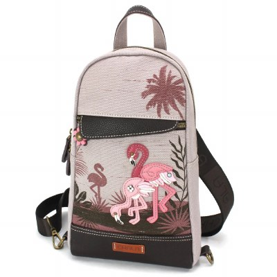 12" x 8" Flamingo Group Canvas Sling Bag