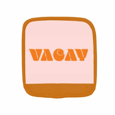 Pink and Orange Vacay Luggage Handle Wrap