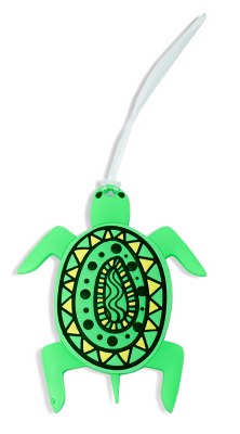 Green Sea Turtle Luggage Tag