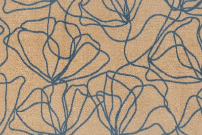 20" x 28" Blue Poppy Rug