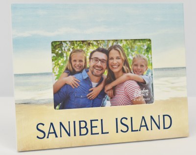 4" x 6" "Sanibel Island" Beach Photo Frame