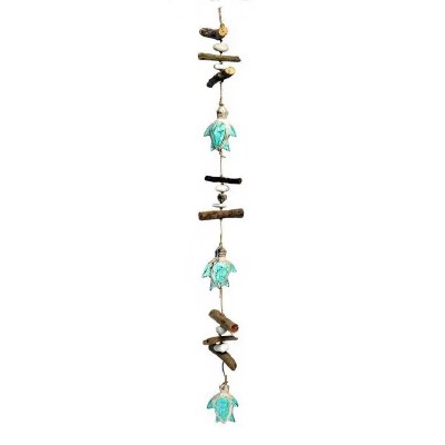 42" Aqua Sea Turtle Driftwood Drop