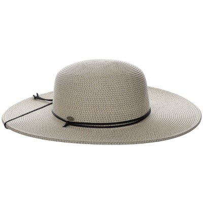 4" Brim Ivory Round Top Hat