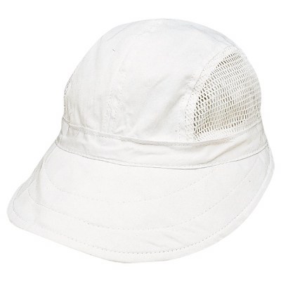3.75" Brim White Mesh Sidewall Hat