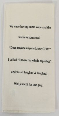"We Were Having Some Wine" Kitchen Towel