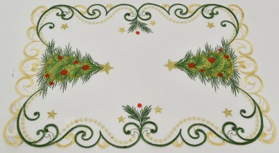 14" x 20" Cedar Christmas Tree Placemat