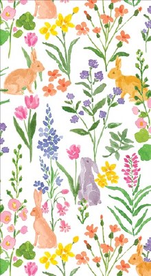 8" x 5" Bunny Field Guest Towels
