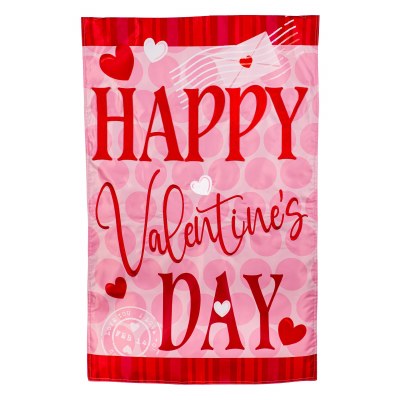 44" x 28" "Happy Valentine's Day" Large Flag