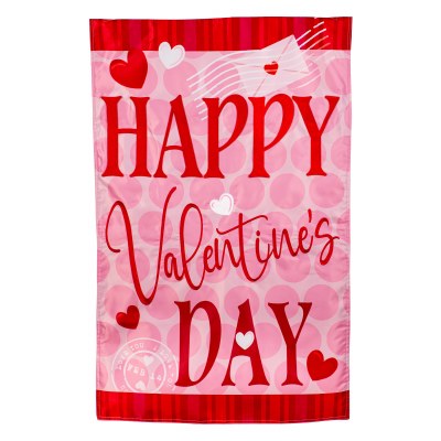18" x 13" "Happy Valentine's Day" Mini Garden Flag