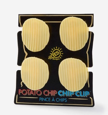 Set of Four Potato Chip Chip Clips