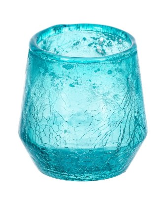 3" Blue Glass Votive Holder