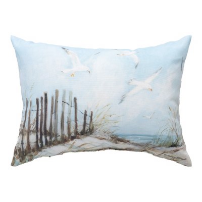 13" x 18" Beach Path Decorative Indoor/Outdoor Coastal Pillow