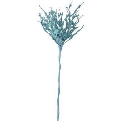 39" Faux Blue Sea Coral Spray